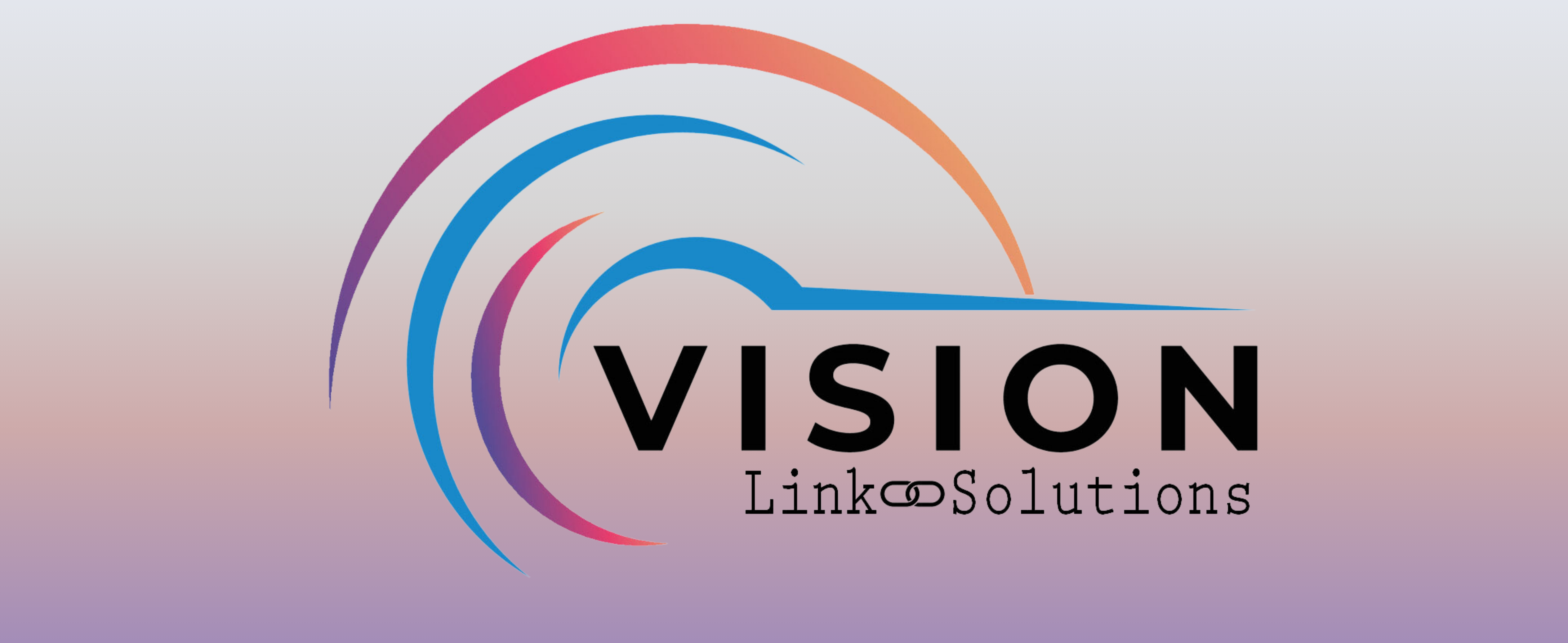 The VisionLink Solutions , LLC logo that links vision loss to solutions.